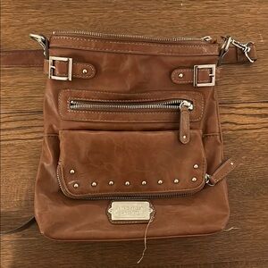 Nine West Brown Crossbody Bag